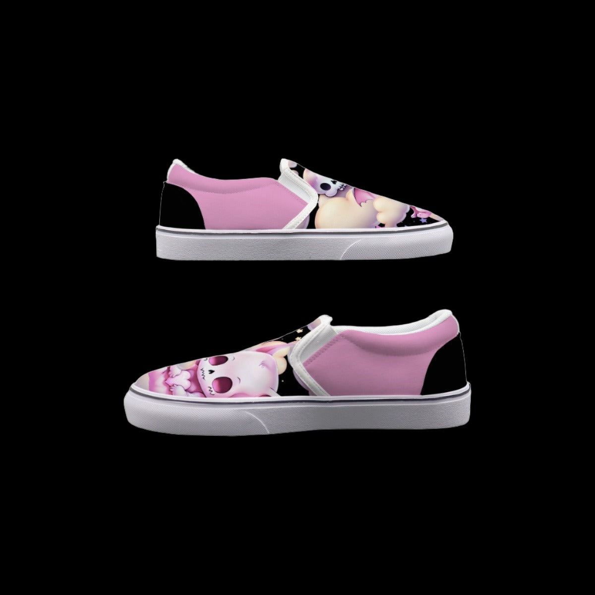 Pink Little Demon Slip On Sneakers