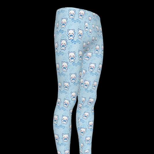 Cute Teddy Bear Nonbinary Leggings