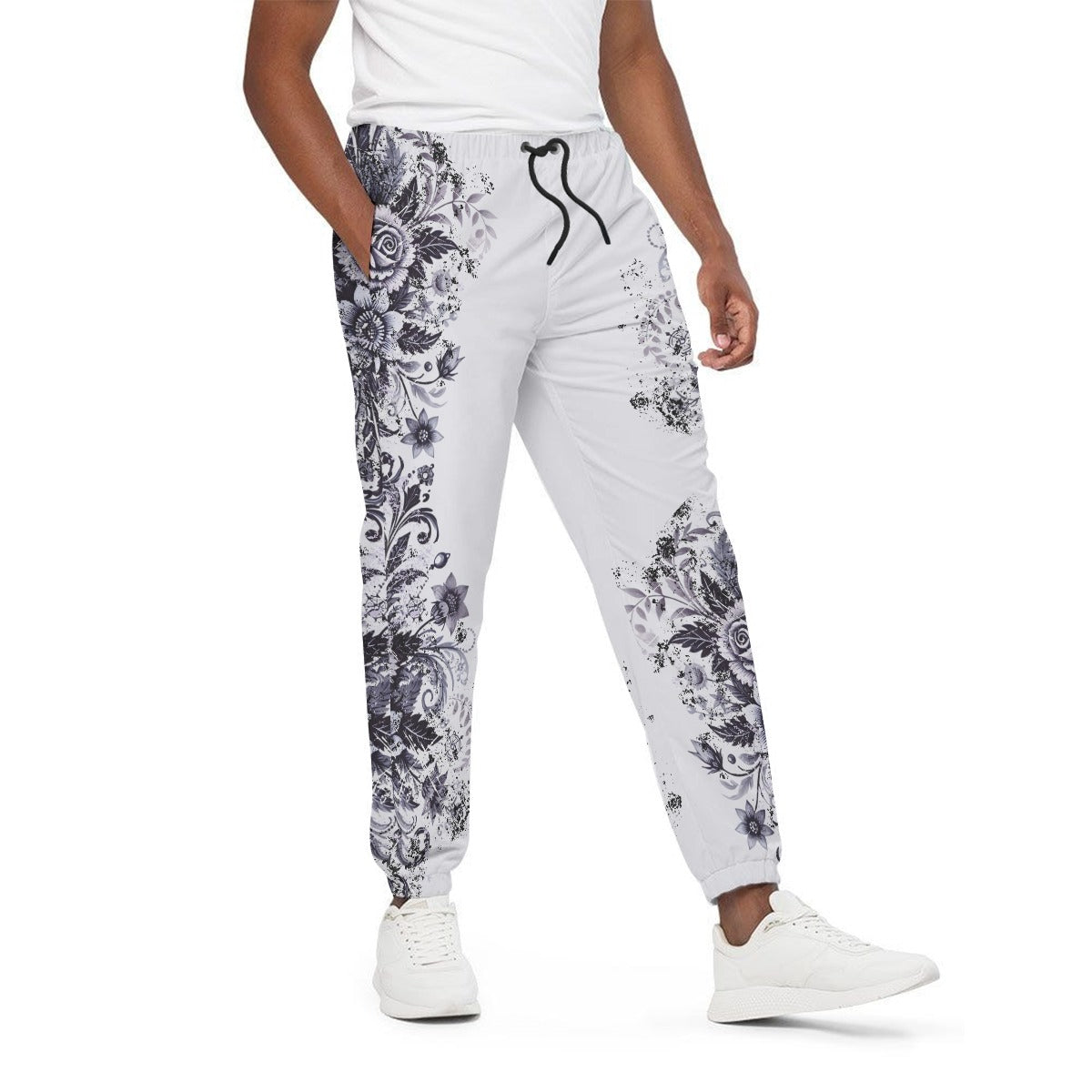 Grunge Floral Goth Unisex Pants