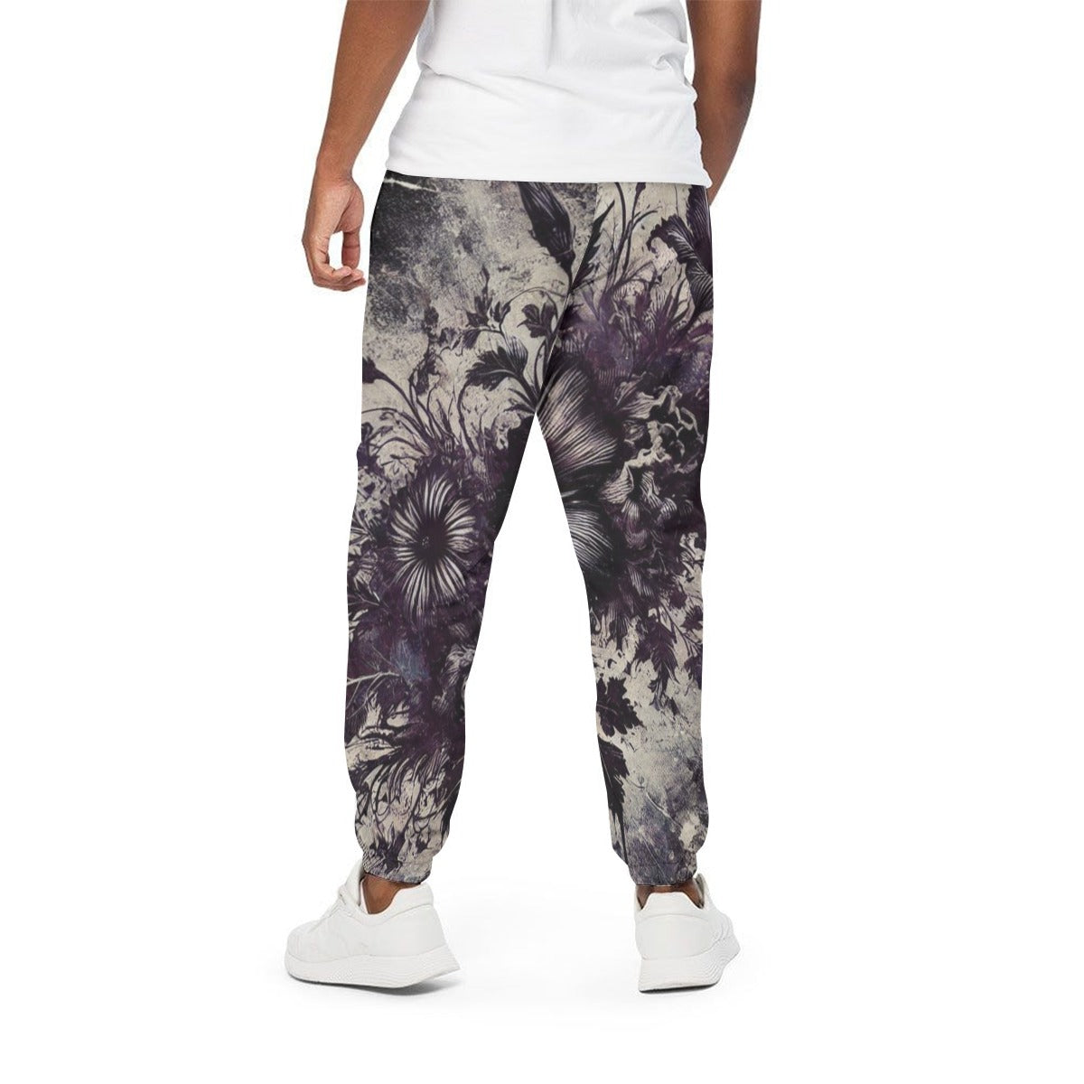 Vintage Faded Floral Goth Unisex Sweatpants