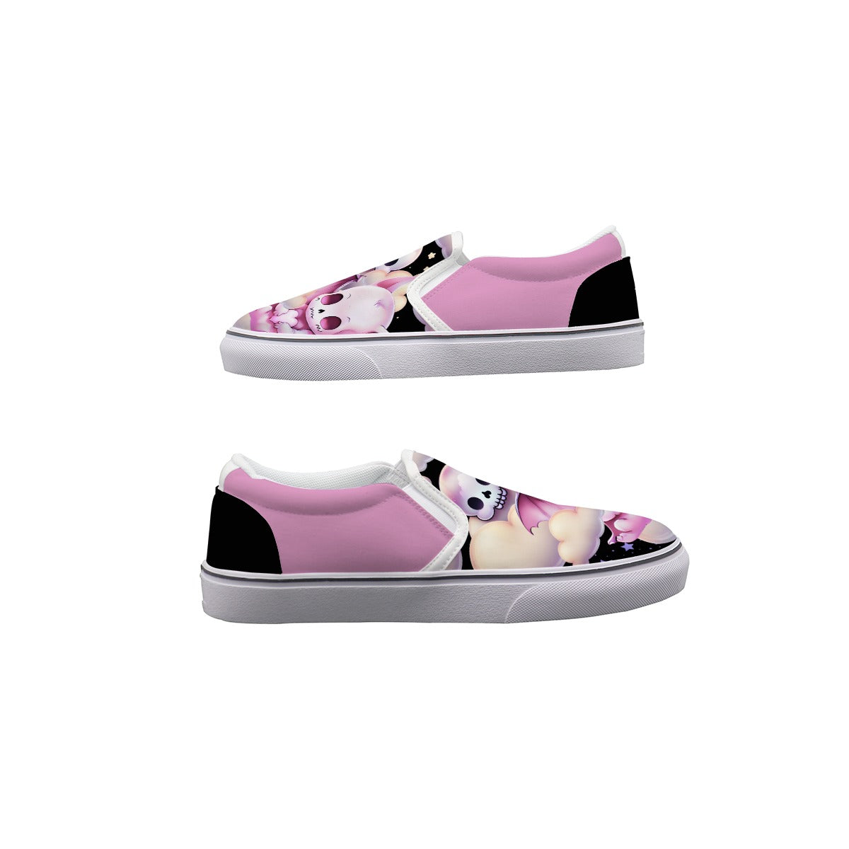 Pink Little Demon Slip On Sneakers