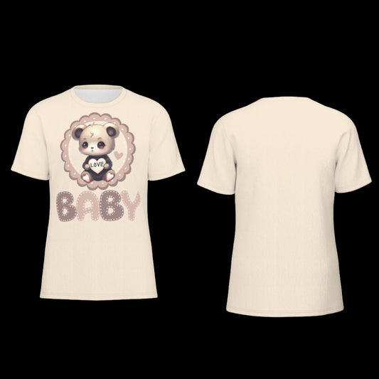 Teddy Bear Baby Adult T-Shirt | 190GSM Cotton - XS