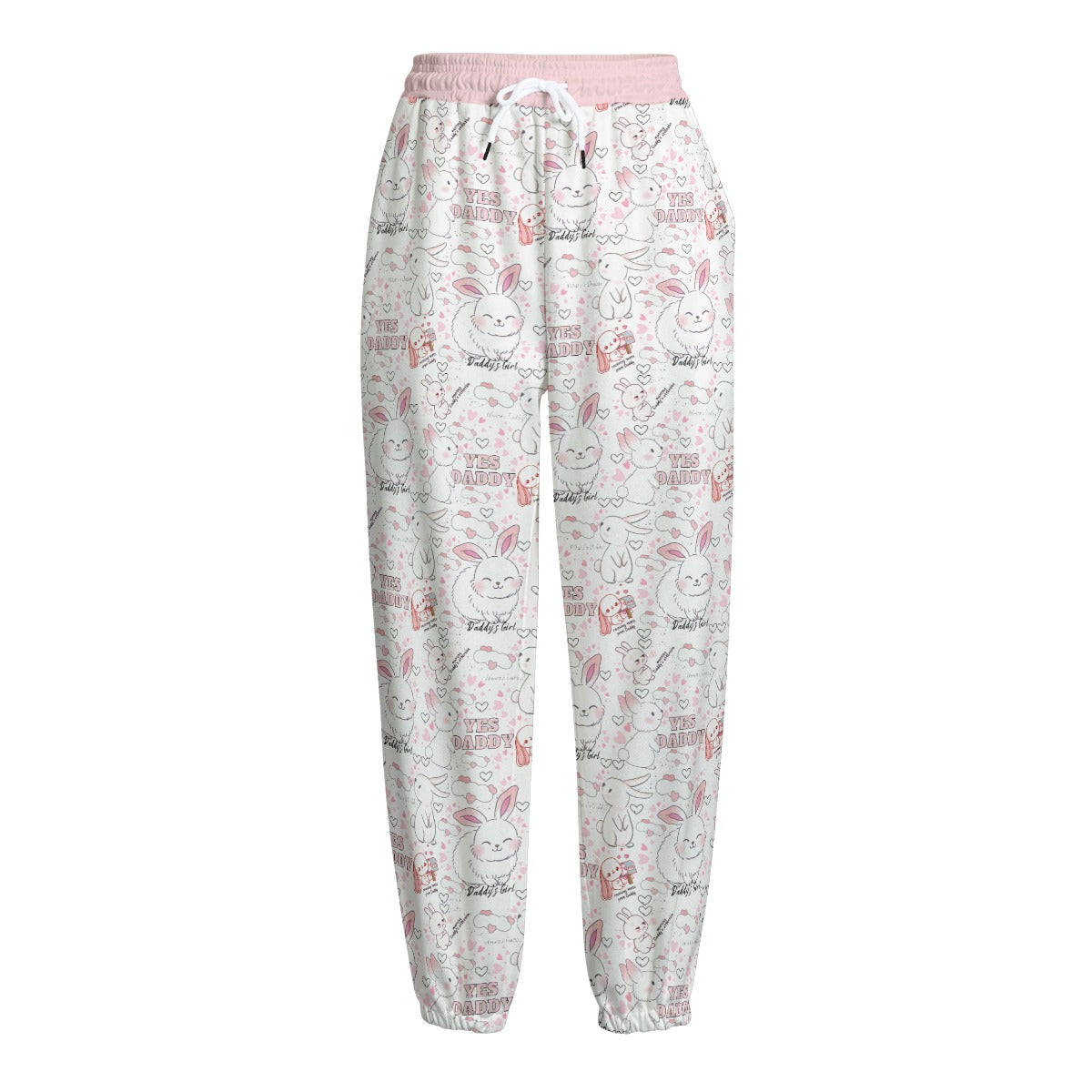 DDlg Clothing Collection - DDlg Daddy's Girl - Bunny Print - Fleece Pants