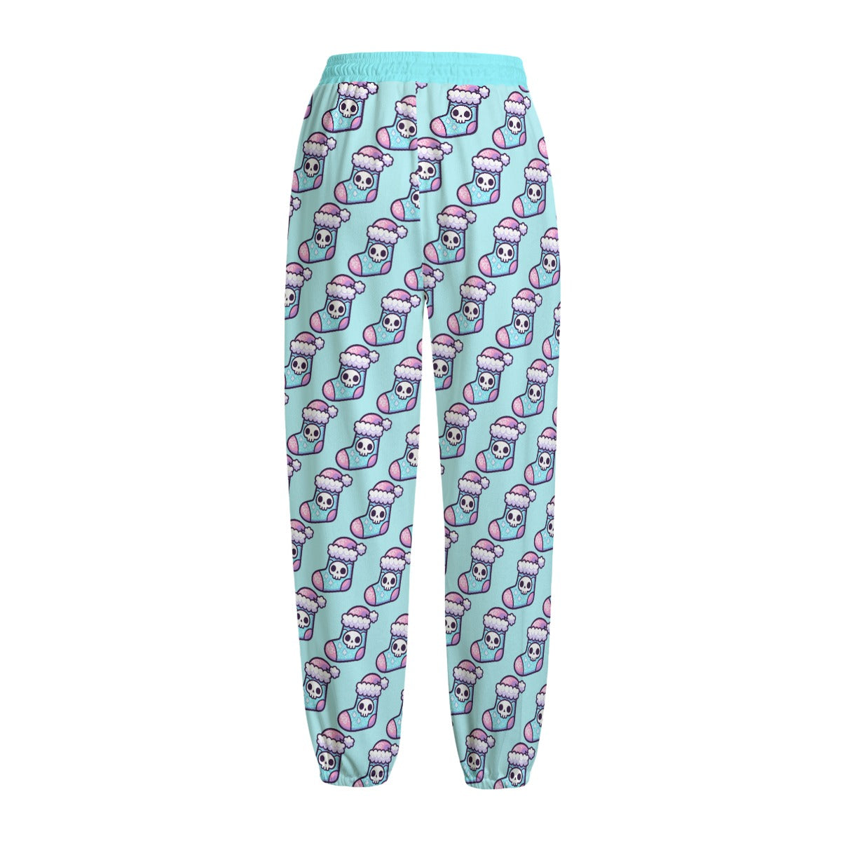 Pastel Goth Christmans Stocking Fleece Pants