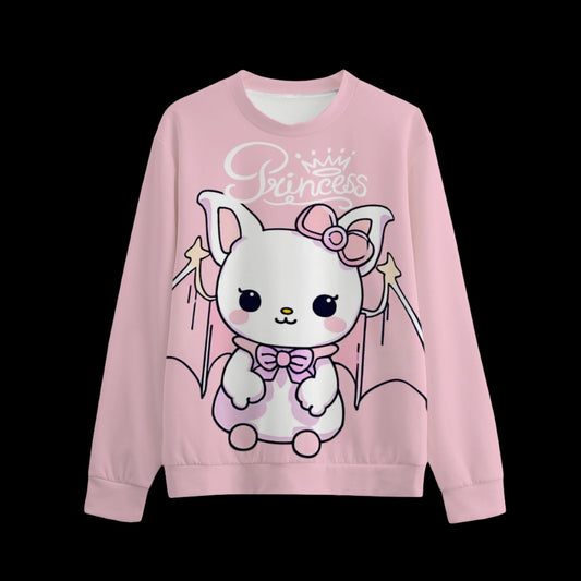 Kawaii Bat Princess Unisex Sweatshirt | 310GSM Cotton - XS