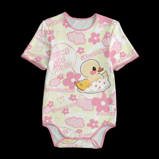 Love Me Adult Onesie - Baby Duck