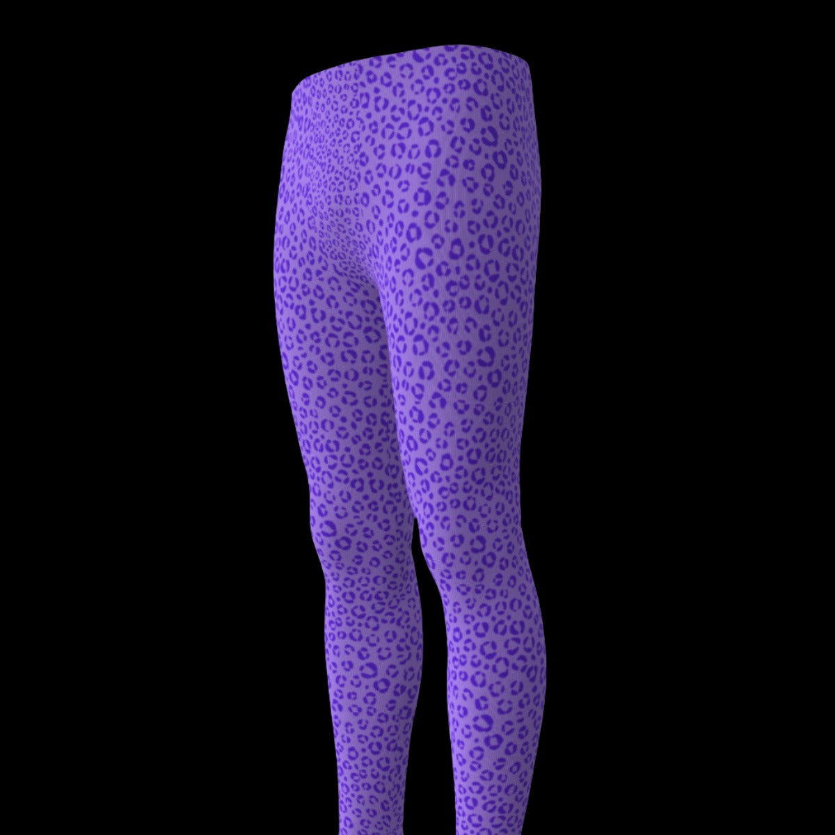 Purple Leopard Nonbinary Leggings