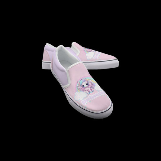 Adult Princess Unicorn Slip On Sneakers