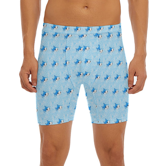 Baby Shark Long Boxer Briefs For Adults