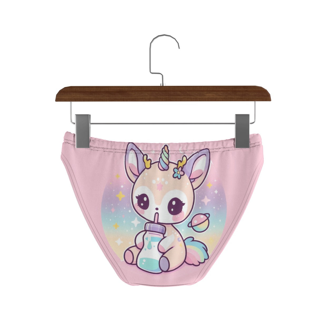 Kawaii Panties - Baby Deer Milk Bottle Women’s Underwear