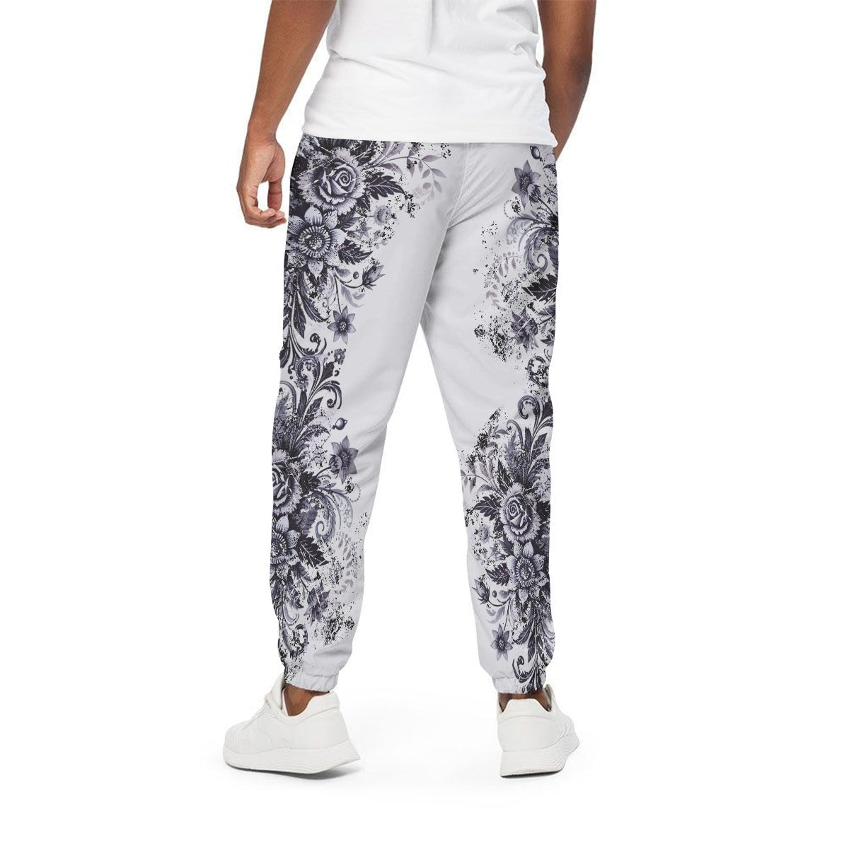 Grunge Floral Goth Unisex Pants