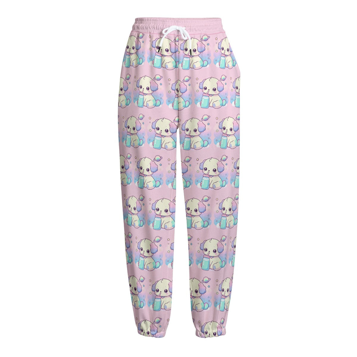 DDlg Clothing Collection - Fleece Pants - Puppy w/ Milk Bottle