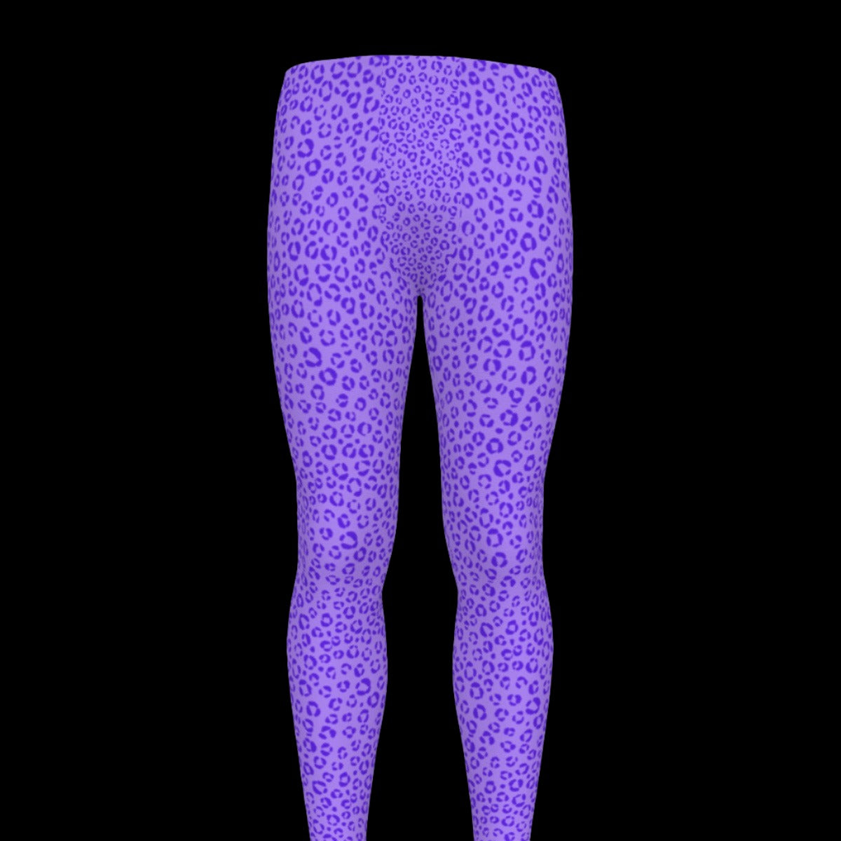 Purple Leopard Nonbinary Leggings