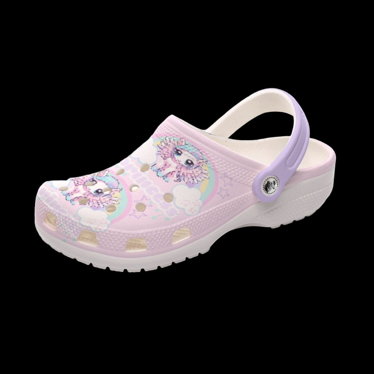 Princess Unicorn Women’s Classic Clogs - US5(EUR36)