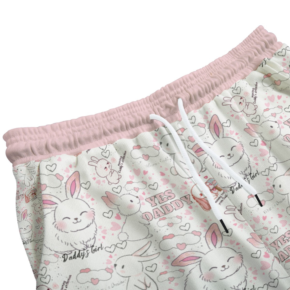 DDlg Clothing Collection - DDlg Daddy's Girl - Bunny Print - Fleece Pants