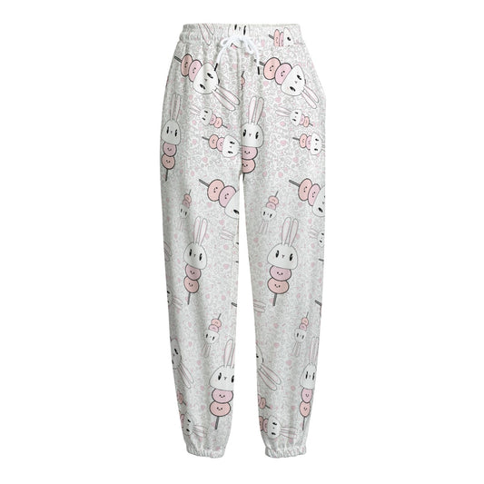 Kawaii Bunny Yakitori Fleece Pants