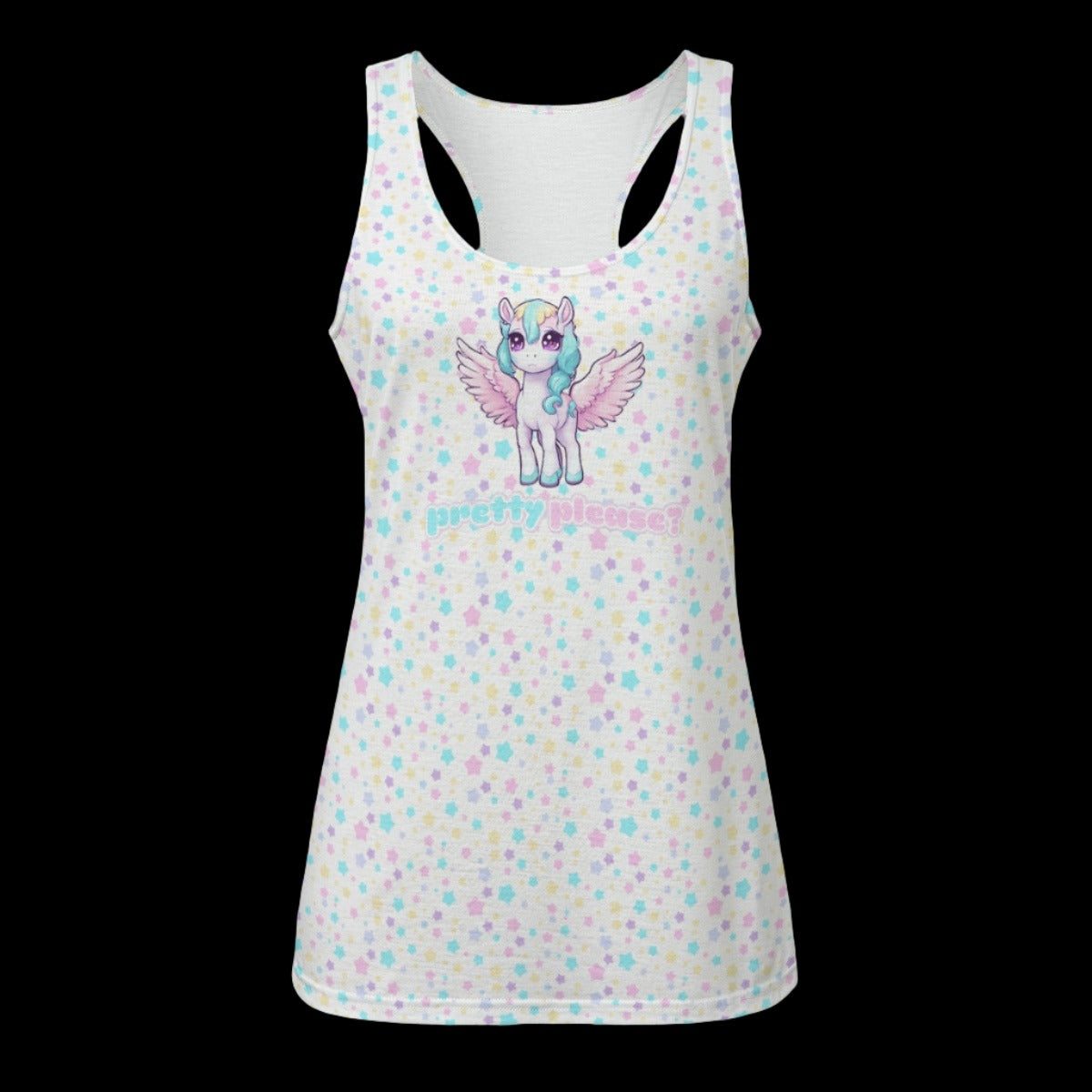 Pretty Please Pastel Unicorn Women’s Tank Top