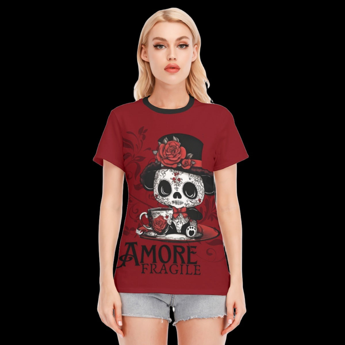 Amore Fragile Goth Love T-Shirt | 190GSM Cotton