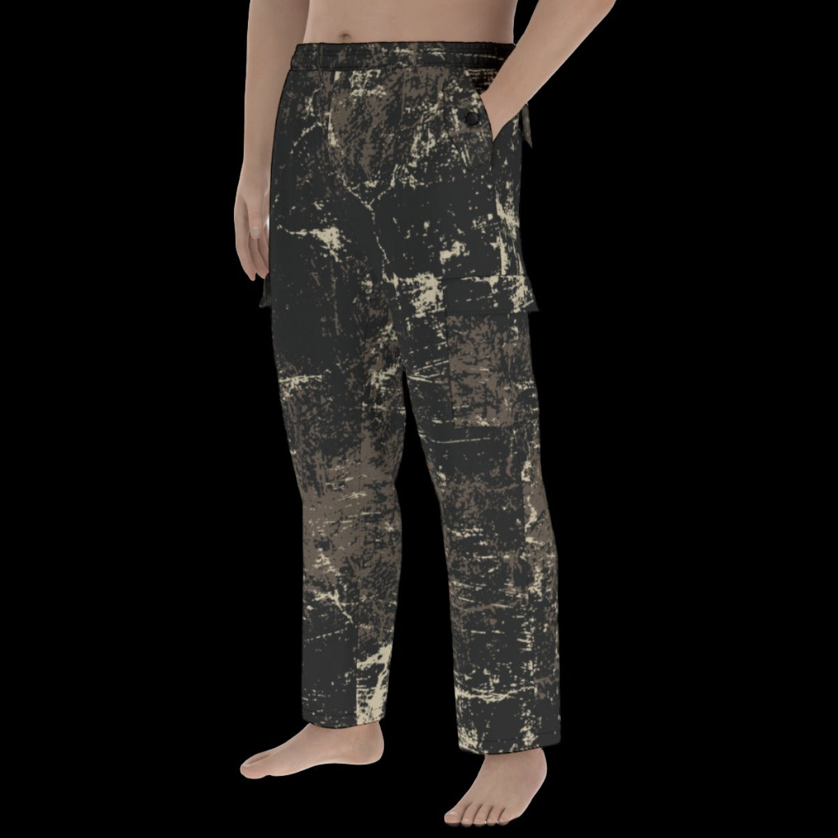 Rugged Marble Cargo Pants