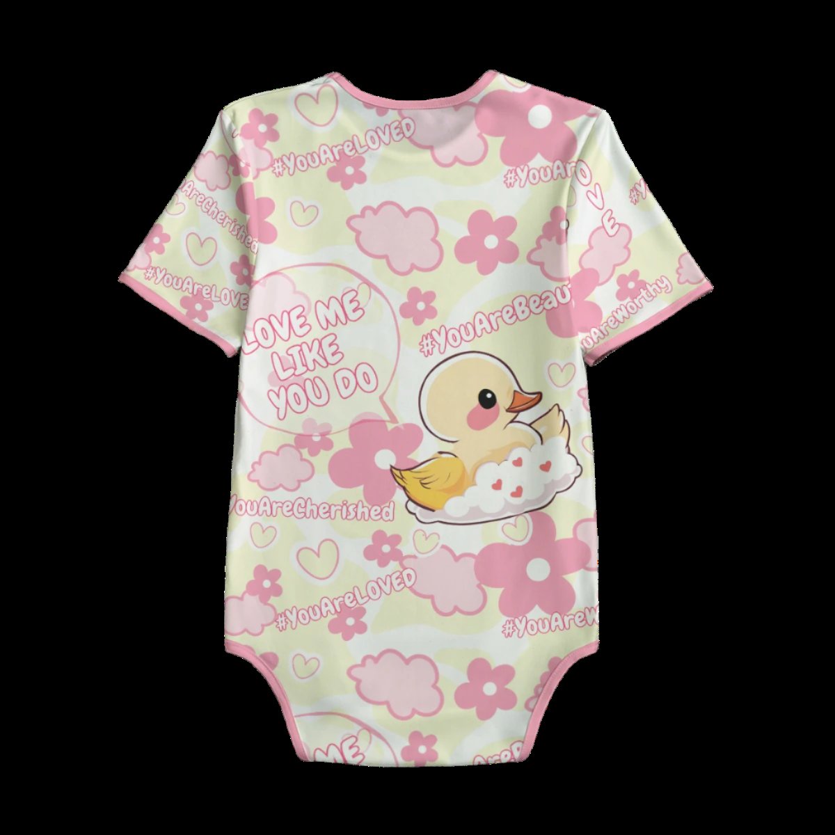 Love Me Adult Onesie - Baby Duck