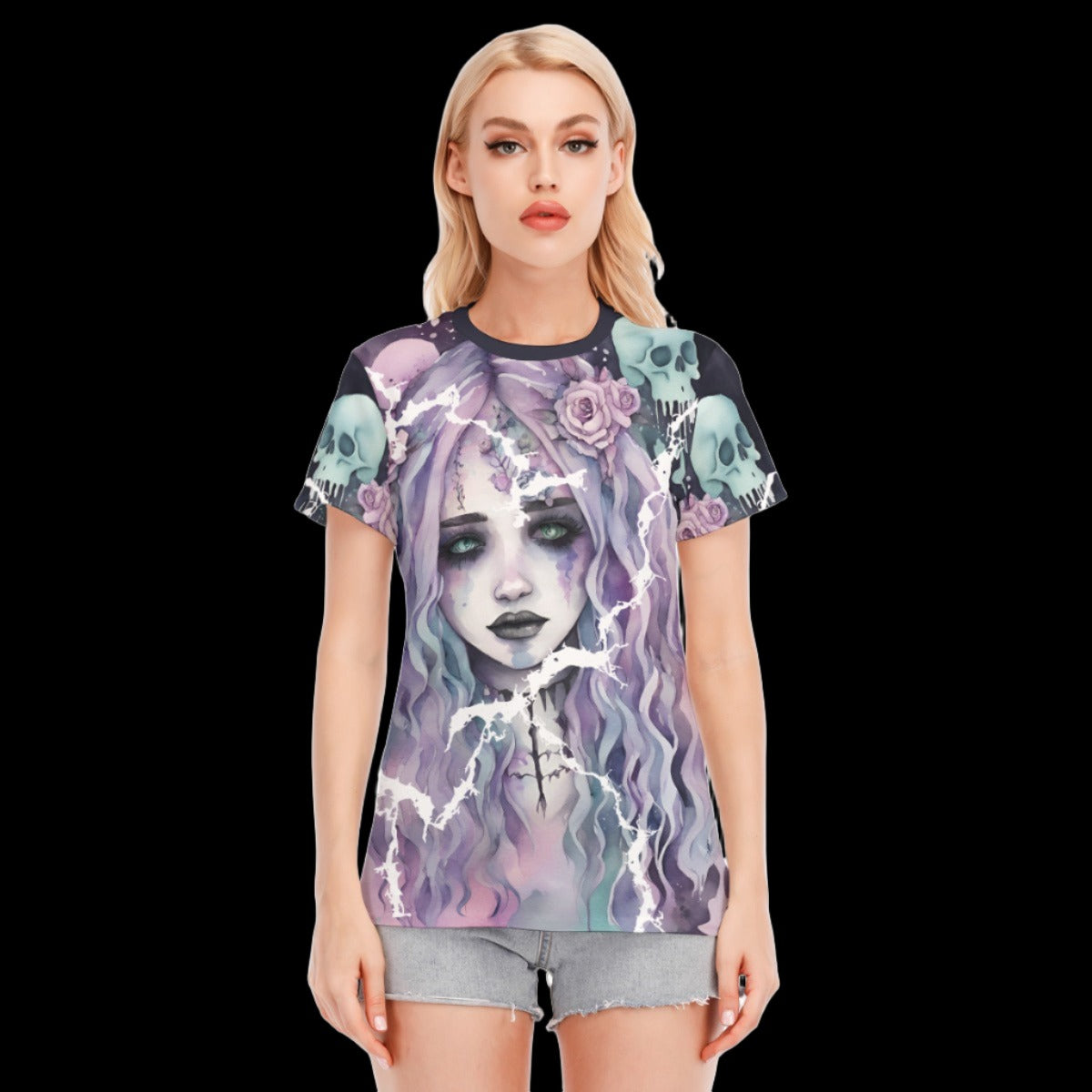 Pastel Goth Toxic Love T-Shirt | 190GSM Cotton - S / White