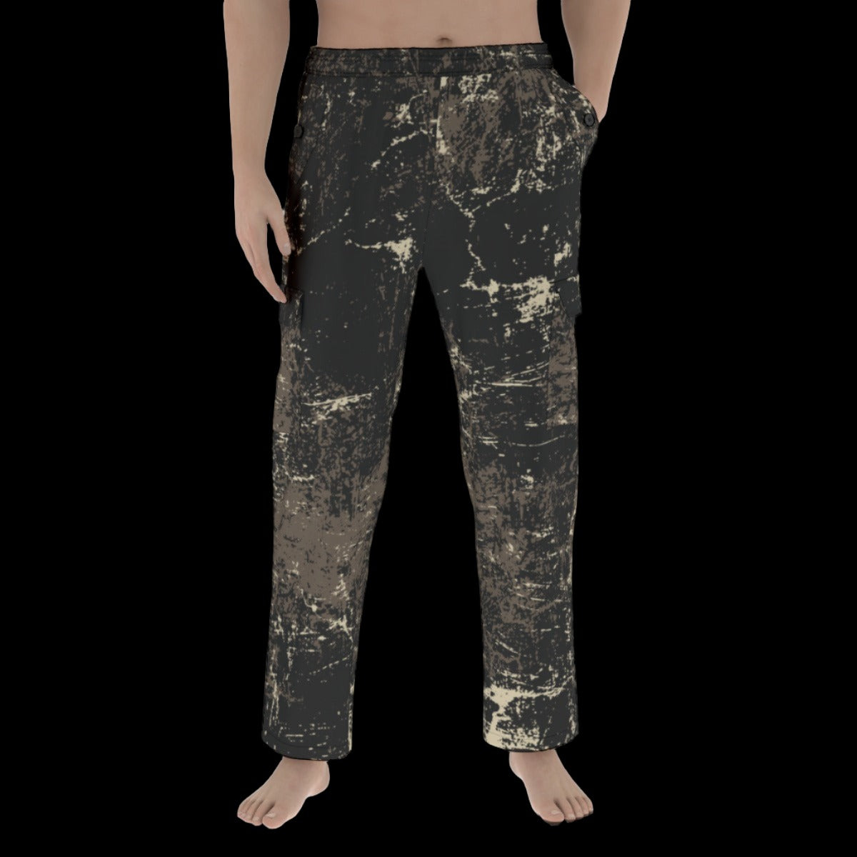 Rugged Marble Cargo Pants