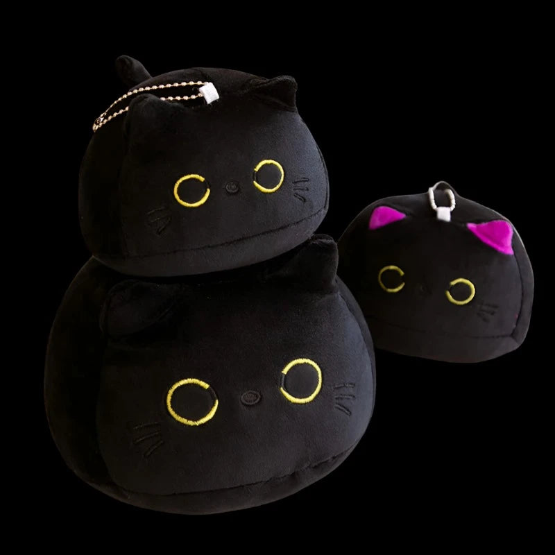 Squishy Little Black Cat Plush Toy