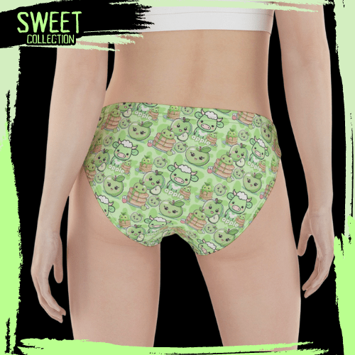 Apple Kawaii Cow Panties