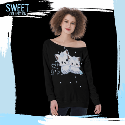 Arctic Fox Oversized Women’s Off-Shoulder Sweatshirt