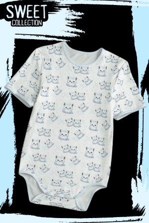 Arctic Fox Print Adult Onesie