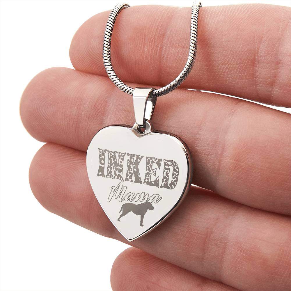 Inked Mama Engraved Necklace - Jewelry