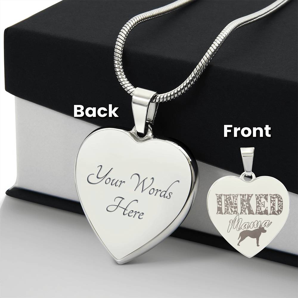 Inked Mama Engraved Necklace - Jewelry