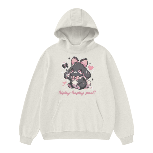 Kawaii Lop Bunny Fleece Hoodie - Unisex