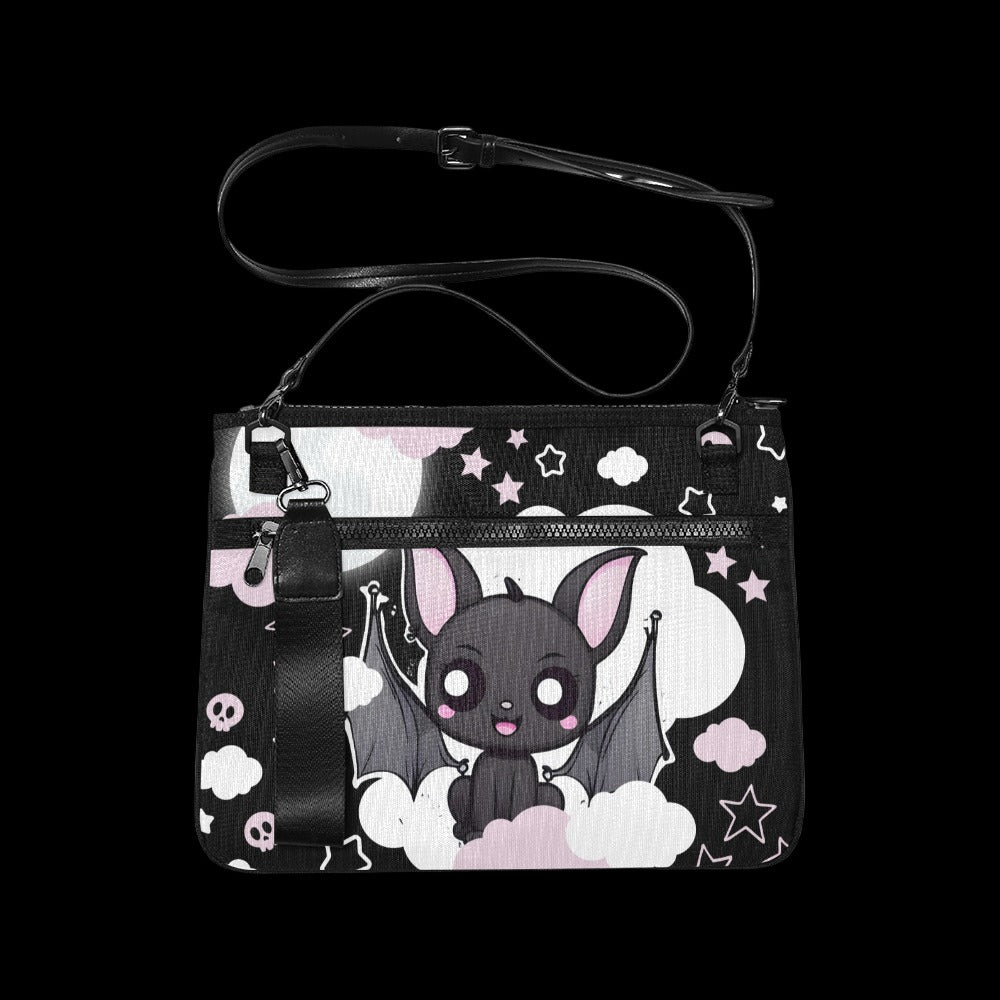 Kawaii Bat Clutch Purse - handbags