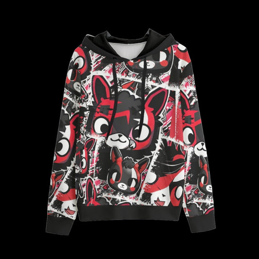 Graffiti Silly Llama Comic Unisex Pullover Hoodie | 310GSM Cotton