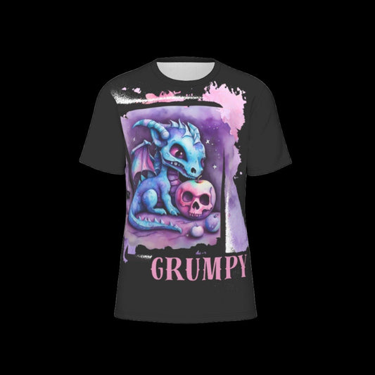 Grumpy Dragon Unisex O-Neck T-Shirt | 190GSM Cotton