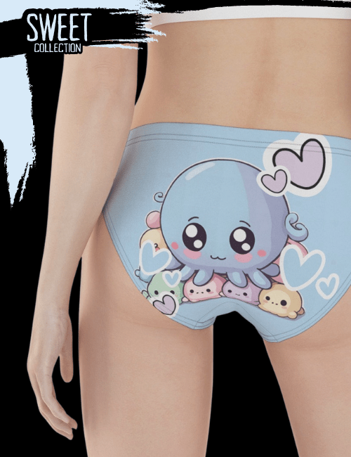 Kawaii Baby Octopus Women’s Panties