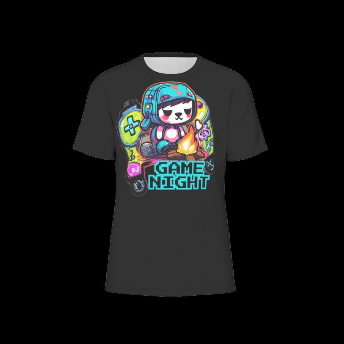 Neon Game Night Unisex O-Neck Gamer T-Shirt | 190GSM Cotton