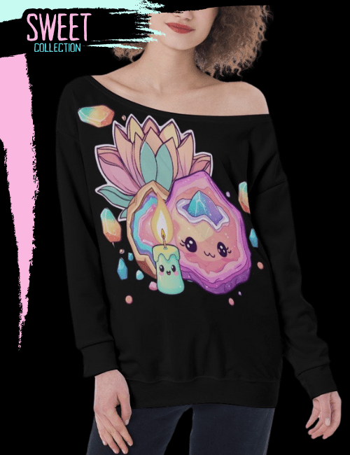 Pagan Magic Oversized Women’s Off-Shoulder Sweatshirt