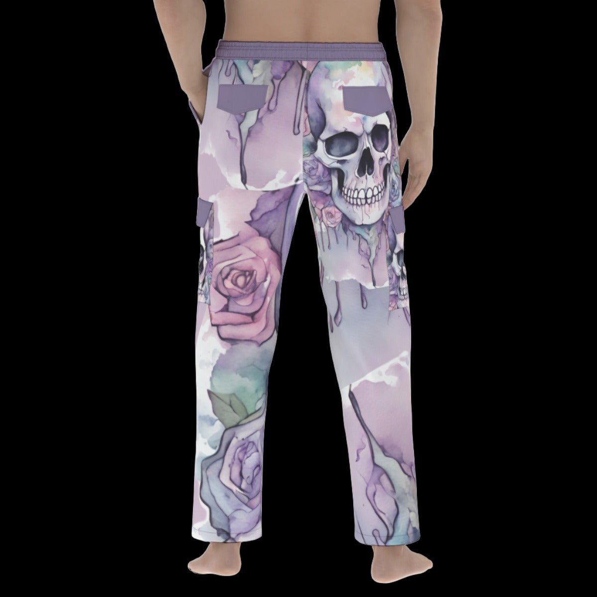 Pastel Goth Skull Unisex / Men’s Pocket Cargo Pants