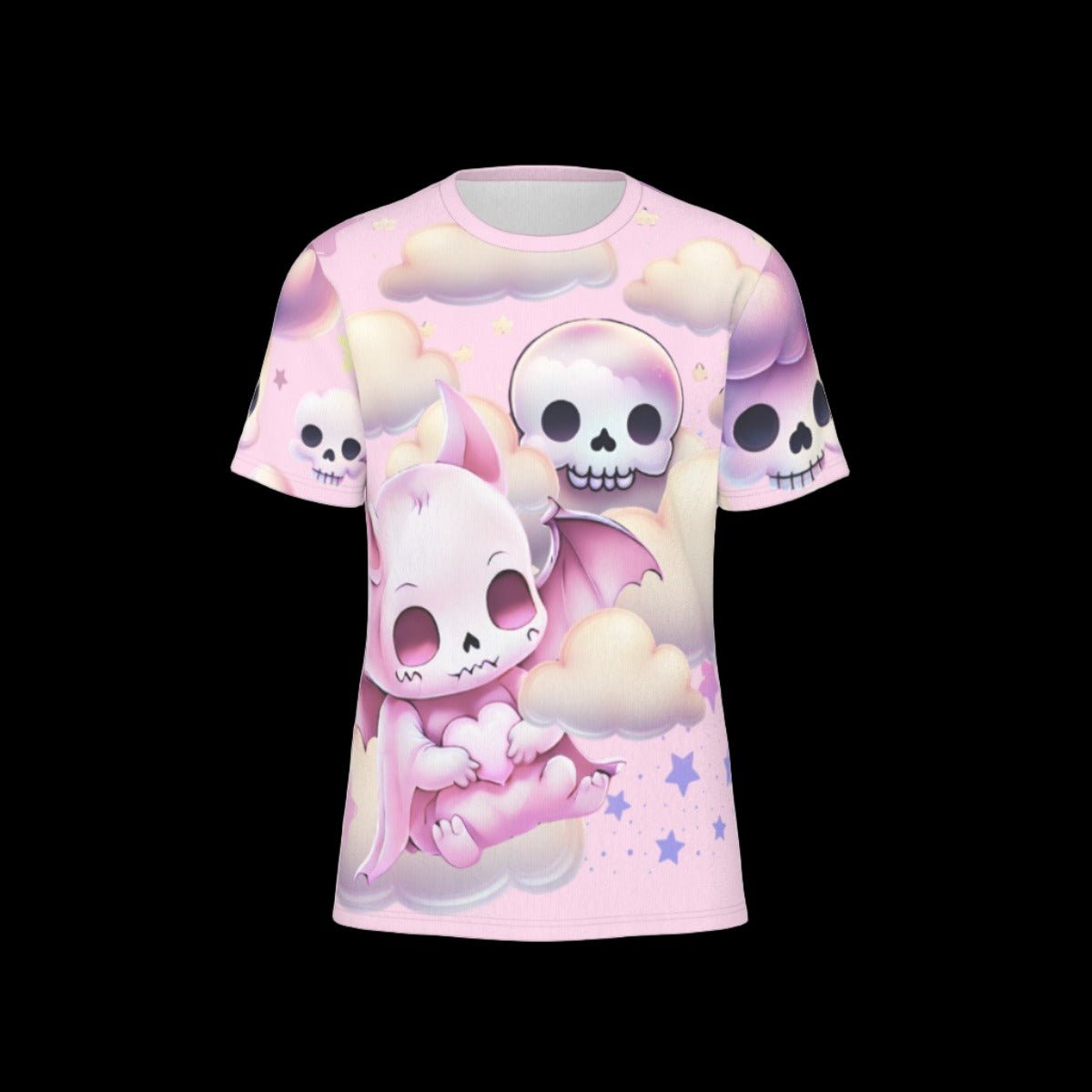 Pastel Goth T-Shirt Baby Demon Pastel Starry Night Unisex O-Neck T-Shirt | 190GSM Cotton