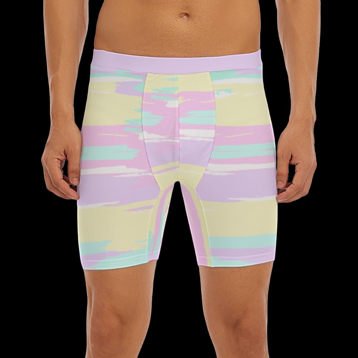 Pastel Men’s Long Boxer Briefs