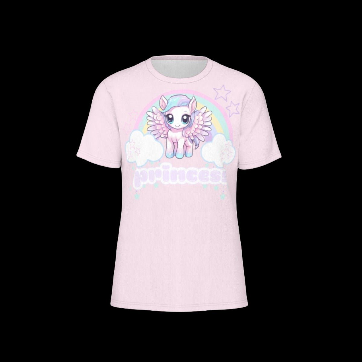 Pastel Unicorn Princess Unisex O-Neck T-Shirt | 190GSM Cotton