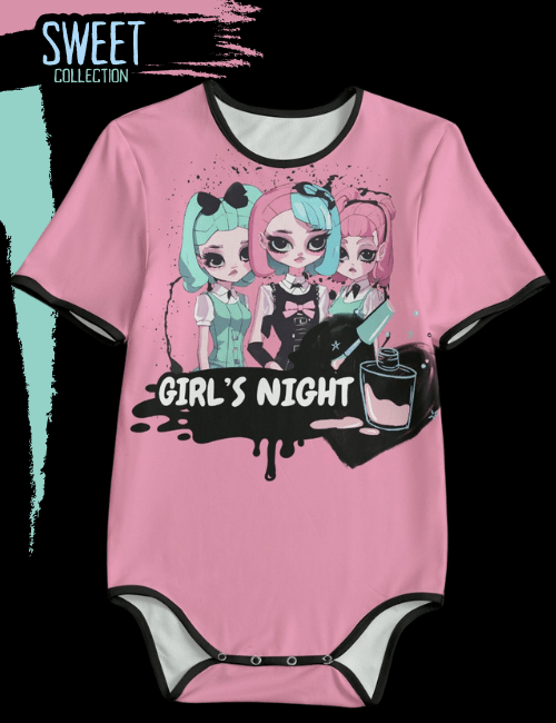 Pink Girl’s Night Adult Onesie