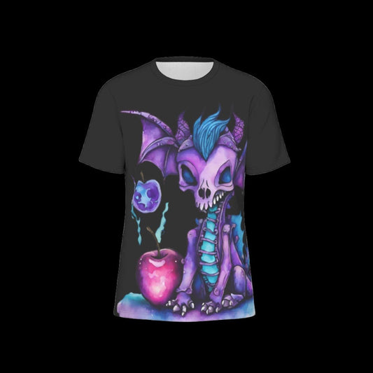 Poison Apple Dragon Unisex O-Neck T-Shirt | 190GSM Cotton