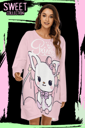 Princess Baby Bat Night Shirt Dress