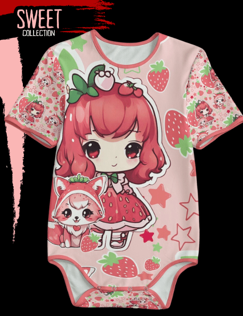 Strawberry Girl Adult Onesie