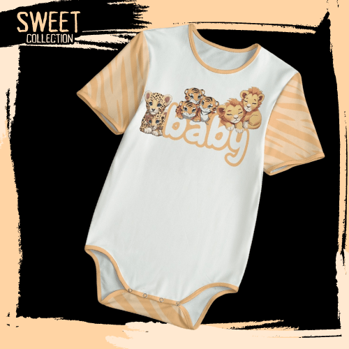 Tiger Lion and Leopard Adult Onesie