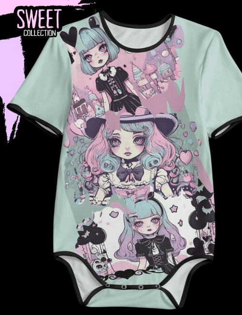 Wicked Sweet Goth Doll Adult Onesie